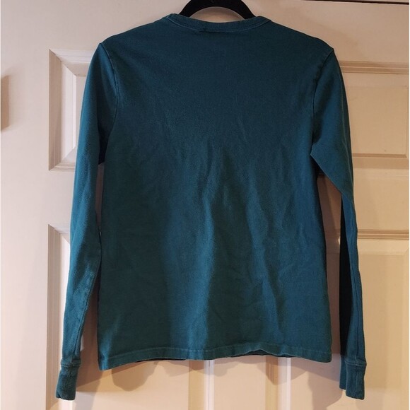 Champion turquoise cotton long sleeve top XS - Picture 4 of 4